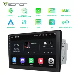 Eonon UA12S Plus Android 13 6+64G Double 2Din 10.1" Car Stereo Radio GPS CarPlay - Picture 1 of 23