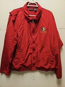 Florida State Seminoles Light Jacket XL FSU Full Zip Antigua FSU Garnet - Picture 1 of 9