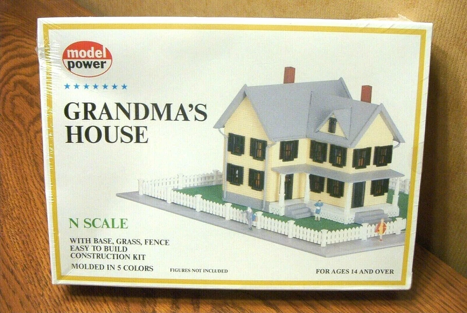 MODEL POWER GRANDMA'S HOUSE N SCALE BUILDING KIT - Image 1 of 1