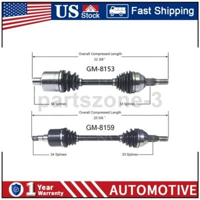 Front CV Axle CV Joint For Chevrolet Uplander 2009 2008 2007 2006 2005 - Imagen 1 de 3