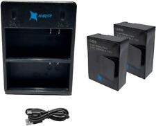 Battery Kit for GoPro Hero 3 (1160mAh) Dual Charger + 2 Batteries for Hero Black