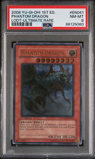 Yu-Gi-Oh! Phantom Dragon Ultimate Rare 1st Edition LODT-EN041 PSA 8 Nm-Mint