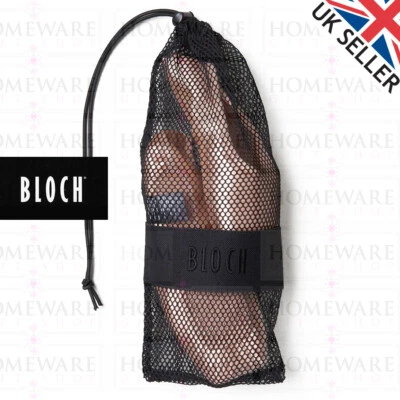 BLOCH POINTE BALLET SHOES STORING BAG - OPEN MESH DRAWSTRING BAG ONLY BLACK A317