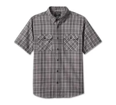 Harley Davidson Men's Genuine Shirt - Grey Plaid 96630-23VM - Image 1 of 2