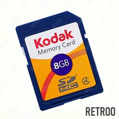 Kodak SDHC 8GB Memory Card SD Class4 Secure Digital for Cameras/Camcorders/PDAs - Image 1 of 2