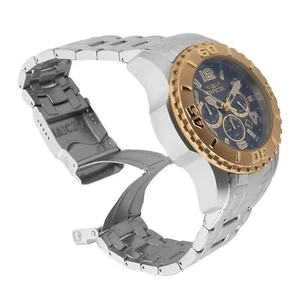 Reloj de pulsera Invicta para hombre 48 mm Scuba ProDIVER de cuarzo esfera negra SS - Imagen 1 de 4