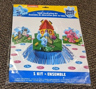 Kit de decoración de mesa Nickelodeon Blue's Clues & You - ¡Ideal para fiestas! Foto 1 de 3
