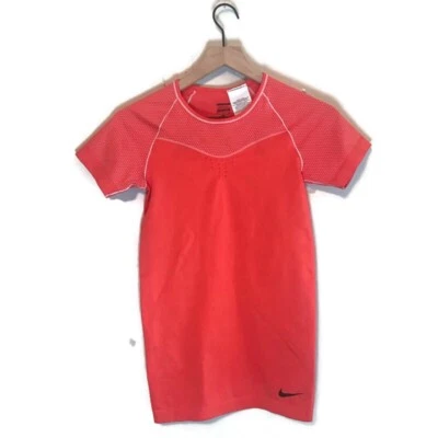 Nike Pro Hypercool Limitless Neon Orange Short Sleeve Shirt Women’s size Small - Image 1 of 4