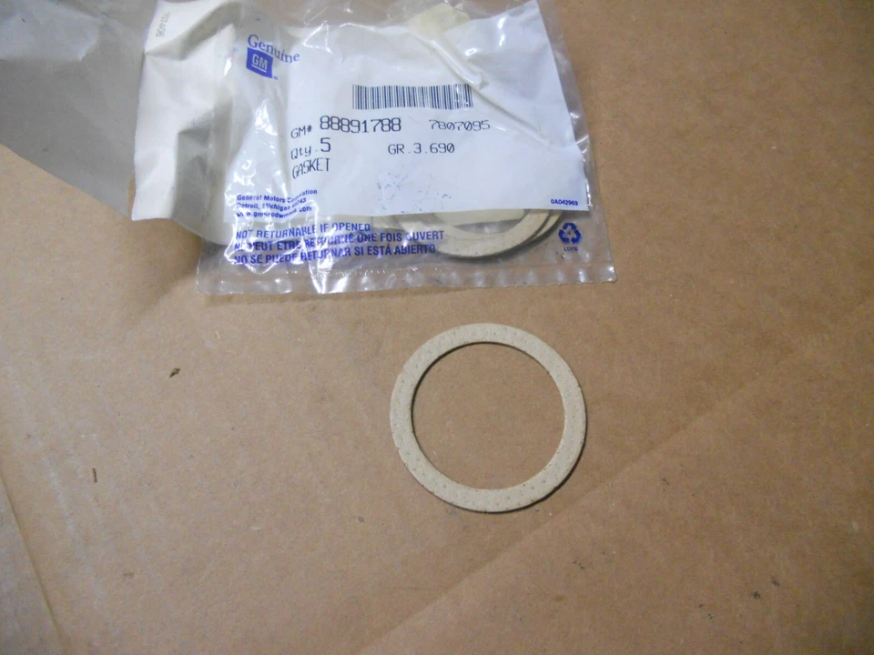 НОВАЯ подлинная прокладка каталитического преобразователя GM 1990-2005 88891788 - Изображение 1 из 1