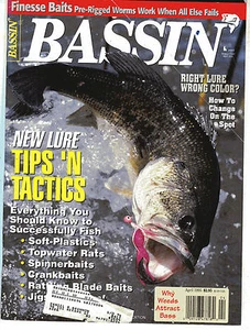 BASSIN' MAGAZINE Lot of 2 April May 1995 Fishing for Bass - Imagen 1 de 2