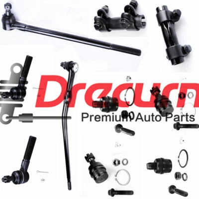 10PCs Front Upper Lower Ball Joint Tie Rod KIT For 1992-97 Ford Ranger 2 WD Foto 1 de 4