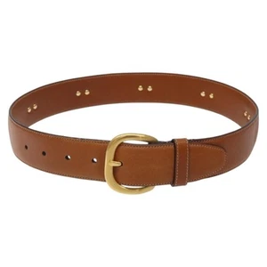 Auténtico cinturón de cuero marrón Gucci - Imagen 1 de 12