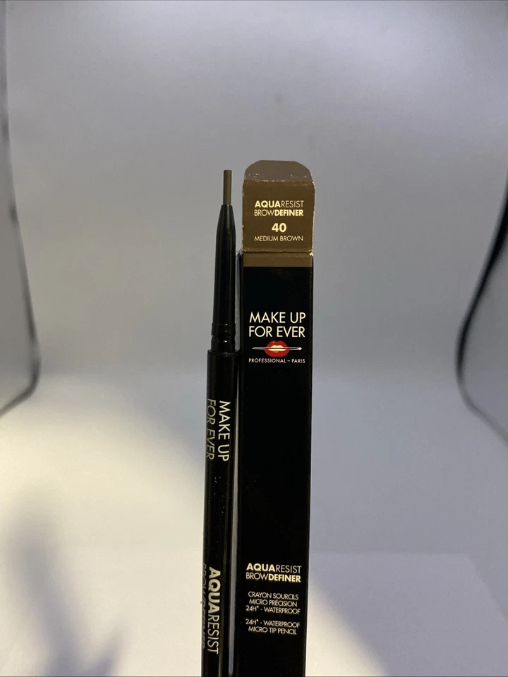 Make Up For Ever 40 MEDIUM BROWN Aquaresist Micro Tip Pencil Brow Definer 0.09g - Image 1 of 1