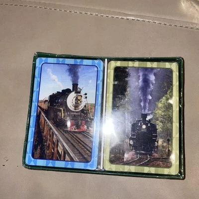 Springbok "Iron Horse" ~  Bridge Standard Index Playing Cards Sealed NOS - Image 1 of 3