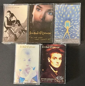 5 Sinead O'Connor Cassettes Tapes Nothing Compares to You Universal Mother - Picture 1 of 3