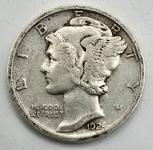 1924 D Mercury Dime XF You Grade it! 90% Silver Type Coin EF Free Ship! - Picture 1 of 4