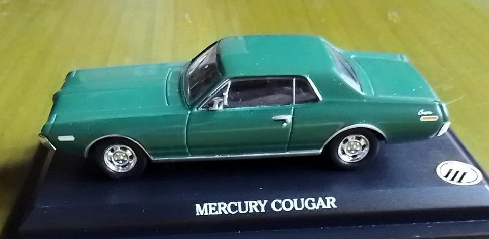 Mercury Cougar prima serie  1967 -  1:43  - verde die cast - Del Prado - Immagine 1 di 3