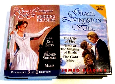 Lot of 2 Three In One Historical Christian Based Novels by Grace Livingston Hill - Image 1 of 4
