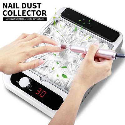 Adjustable-Speed Electric Dust Collector for Manicures with Rechargeable Battery - Image 1 of 4