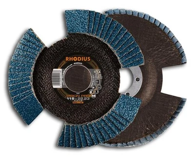 RHODIUS Lamellenschleifscheibe VISION PRO 125mm, K 40