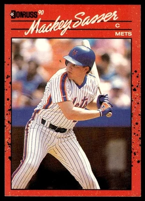 1990 Donruss Mackey Sasser New York Mets #471 - Image 1 of 2