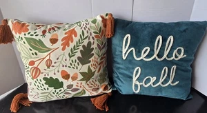Decorative Thanksgiving Or Fall Pillows 12”x12” - Picture 1 of 3