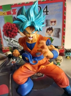 🌀 Figurine Son Goku Super Saiyan Blue (God) – 21 cm - SSJ - TBE - Photo 1/4