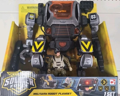 Chap Mei-Soldier Force 2025 Giant Exobot Battle Mech (Plata) - Nuevo 12" Foto 1 de 4