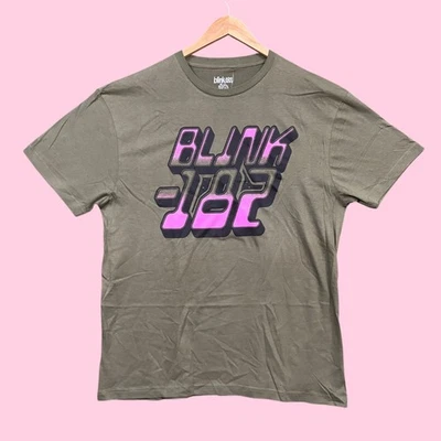 Blink-182 Bubble Logo Poster Punk Rock Band Tee L - Image 1 of 4