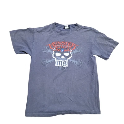 Camisa Monster Garage M Hombres Gráfico Calavera Llave Logo Algodón Mecánico Estilo de Vida  Foto 1 de 4