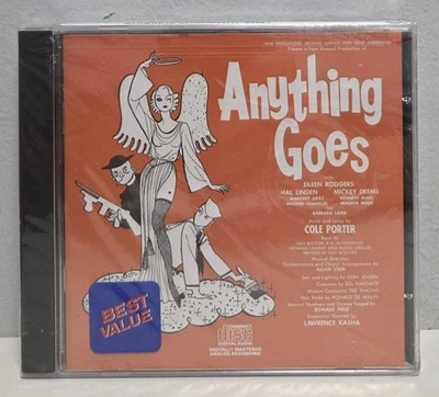 Anything Goes with E. Rodgers, H. Linden & M. Deems (CD, 1990) NEW & SEALED  Foto 1 de 3