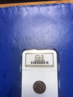 NGC 1956 LINCOLN CENT MS 66 RED - Image 1 of 2