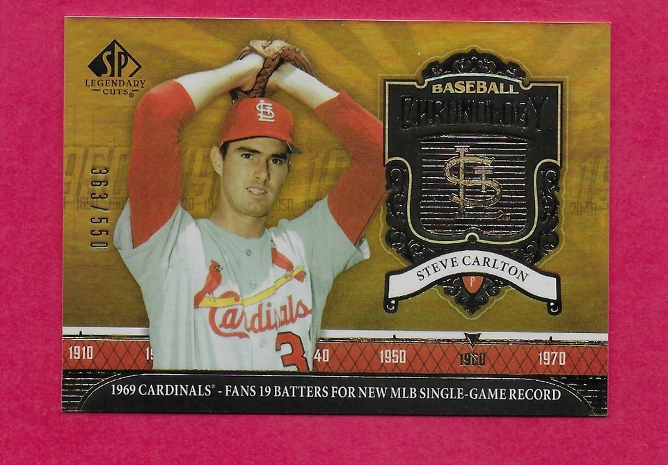 Steve Carlton Inserts/Parallels - YOU PICK - NRMT - Image 1 of 1