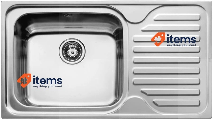 Teka Fregadero Cocina Hecho De Acero Inoxidable Con un Solo Bol Gris Clásico Max - Imagen 1 de 1