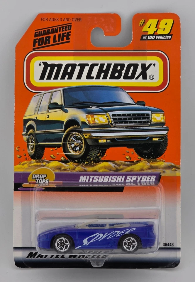 MatchBox Mitsubishi Spyder - Drop Top серия 10 - #49 из 100 - 36443 - Изображение 1 из 1