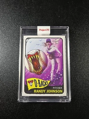 Randy Johnson #214 by Alex Pardee 2021 Topps Project 70 Card - Image 1 of 3