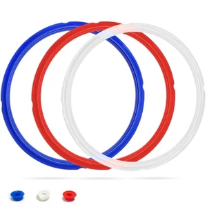 Anello di tenuta in silicone per Instapot - 3 pezzi guarnizione di ricambio in silicone - Foto 1 di 9
