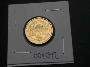 2002 Austria Coin - 20 Euro Cent - Nordic Gold! - Picture 1 of 1