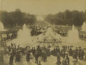 France Versailles Palace Bassin de Latone Old Photo Neurdein 1900 - Imagen 1 de 3