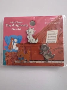 Giappone Maria Toulouse Berlioz Aristogatti Set Espressioni Classiche Disney Spilla B - Foto 1 di 1