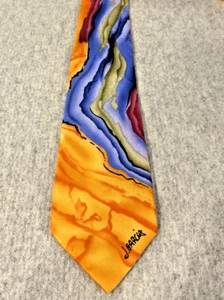 necktie tie JERRY GARCIA silk multicolor Liquid Torso Limited Edition - Picture 1 of 7