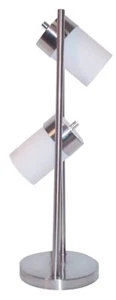 2-Light Table Lamp with two tilt adjustable shades LED bulbs included ORE 3031TW - Picture 1 of 1