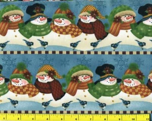 Happy Snowman Streifen halber Hof CWISNM09325 - Bild 1 von 1