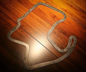 12" Laguna Seca Track Outline Wall Art Hanging Man Cave Gran Prix Course - Picture 1 of 1