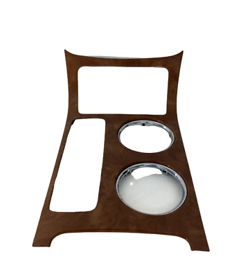 2007-2010 Saturn Outlook Center Console Woodgrain Trim Plate Bezel 25803090 Foto 1 de 4