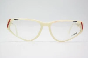 Vintage Glasses Köln Optik 0120 White Red Black Oval Frames Eyeglasses - Picture 1 of 6