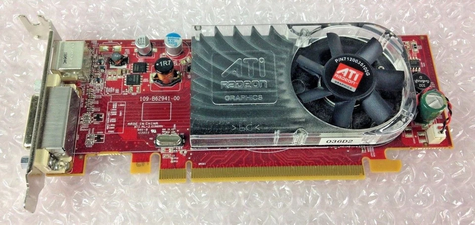 Dell CN-0Y103D ATI Radeon HD3450 PCI-E DMS-59 256MB Video Graphics Card - Image 1 of 2