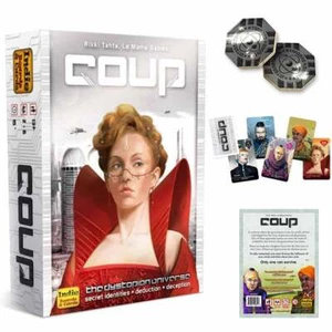 Coup: The Dystopian Universe Card Game For 2-6 Players Ages 14+ Years Games AU - Picture 1 of 9