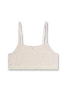 Sanetta Girls Bustier Beige Floral All Over Print 140 152 164 176 NEW - Picture 1 of 2