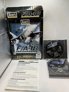 Jane's Cobat Simulations F/A-18 Clásicos PC CD-ROM Juego Windows Usado en Excelente Condición - Imagen 1 de 3